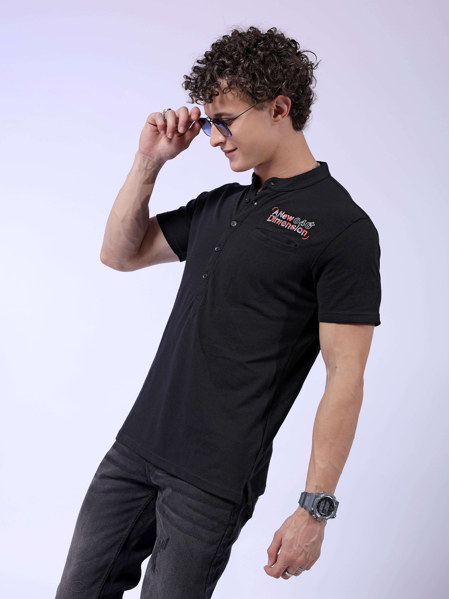 Men's PlaceMen'st Embroidery T-Shirt