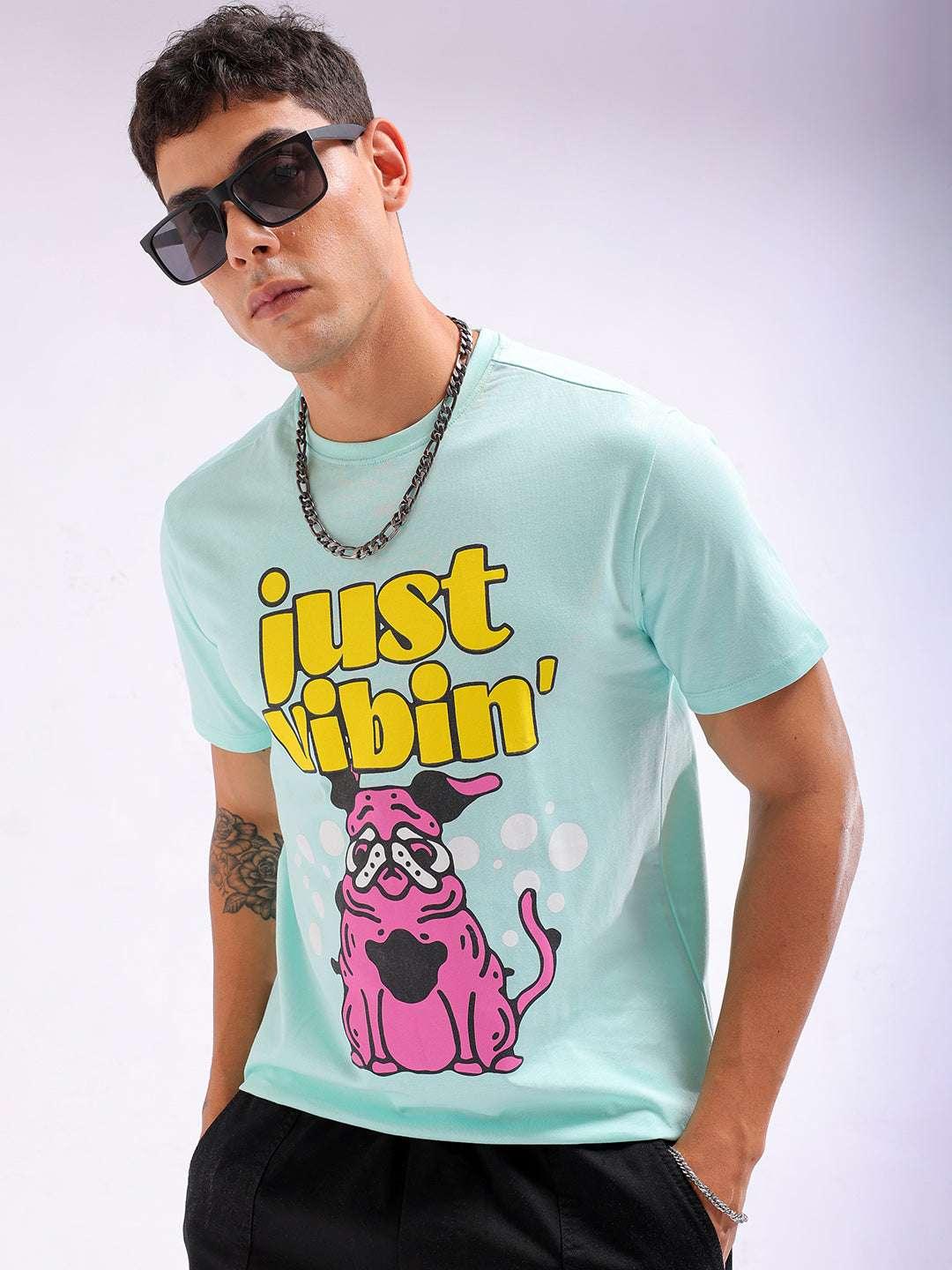 Men's Slim Fit Printed T-Shirt