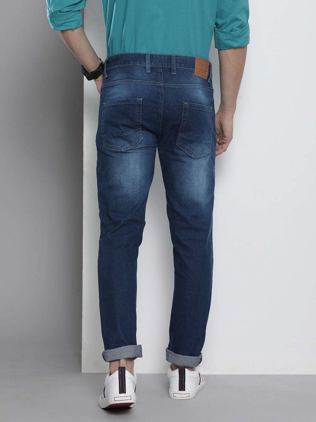 Men's Solid Regular Fit Jeans