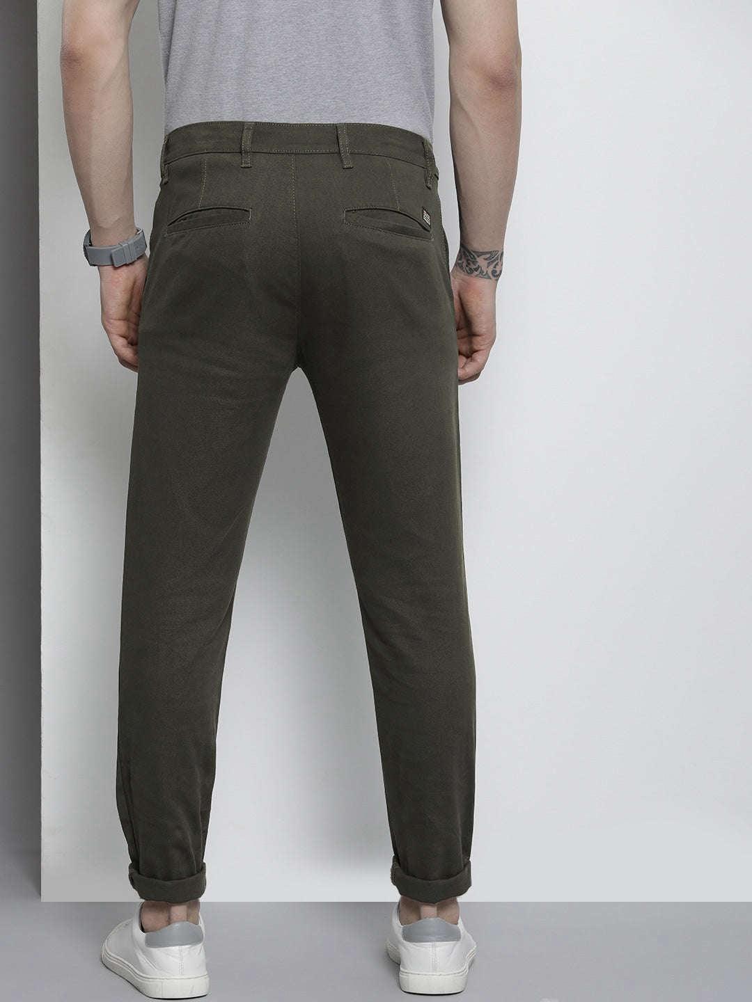 Men's Solid Slim Fit Chino