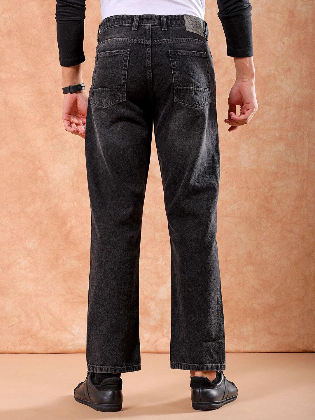 Men's Solid G361 Vintage Straight Fit Jeans