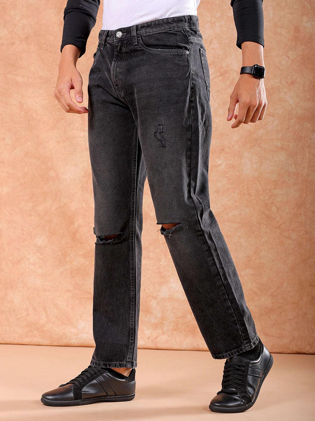 Men's Solid G361 Vintage Straight Fit Jeans