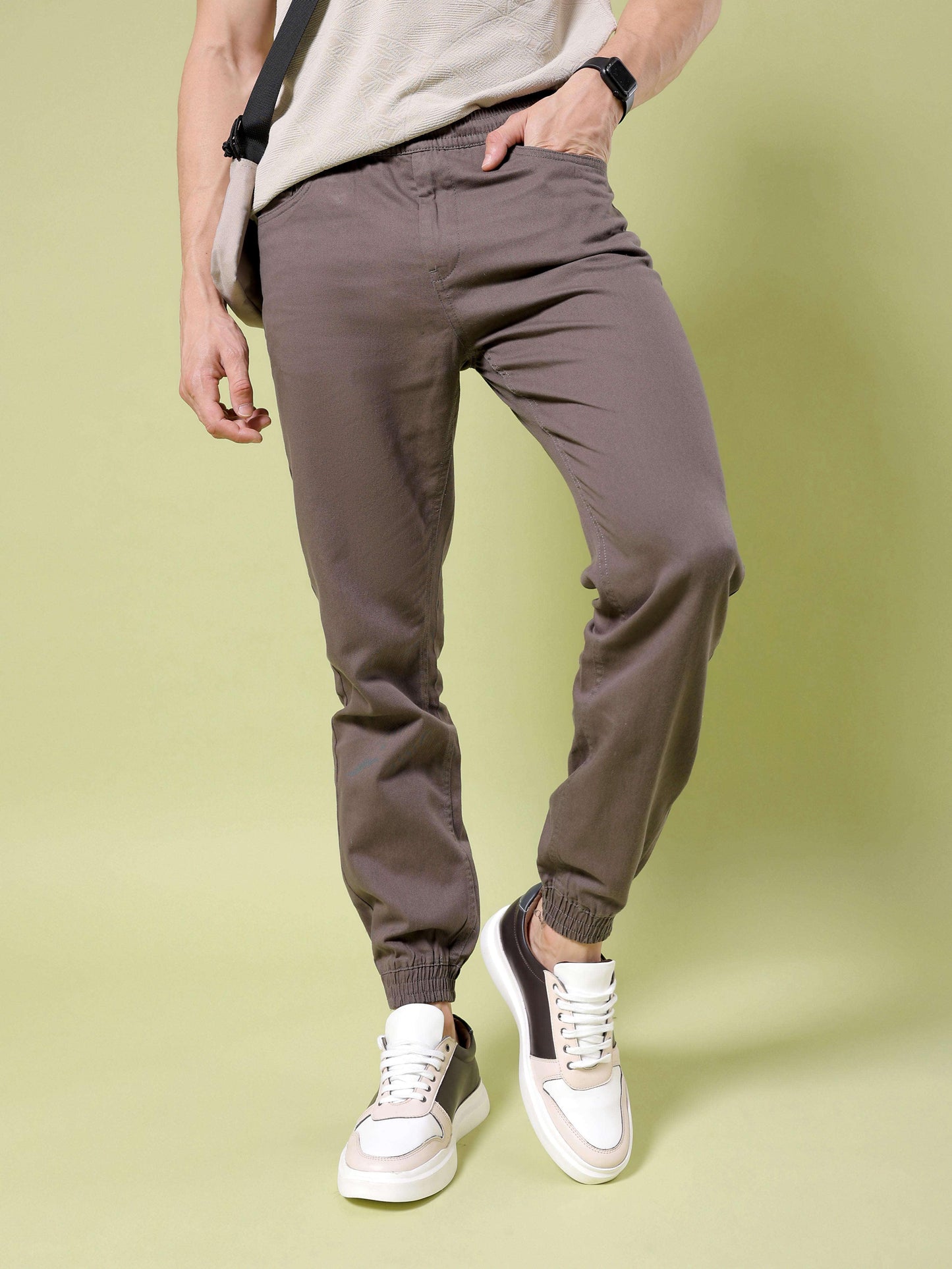 Men's Solid Slim Fit Jogger