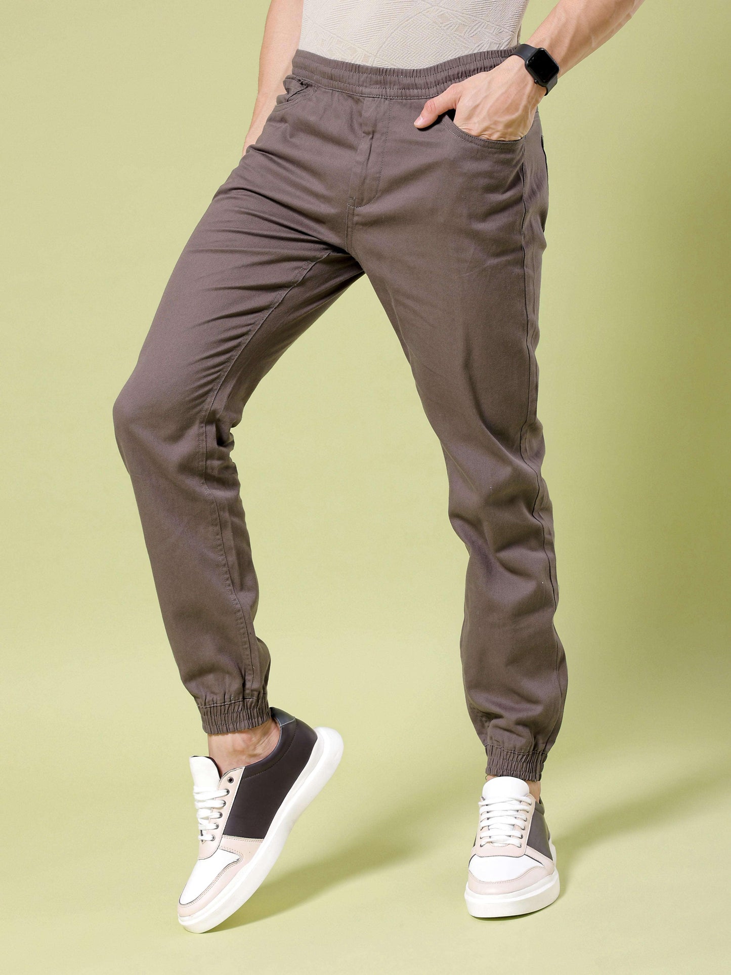 Men's Solid Slim Fit Jogger