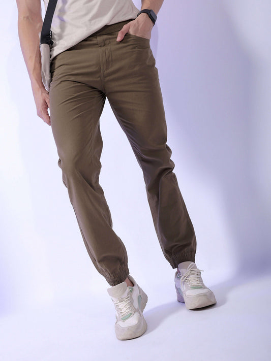 Men's Solid Slim Fit Jogger