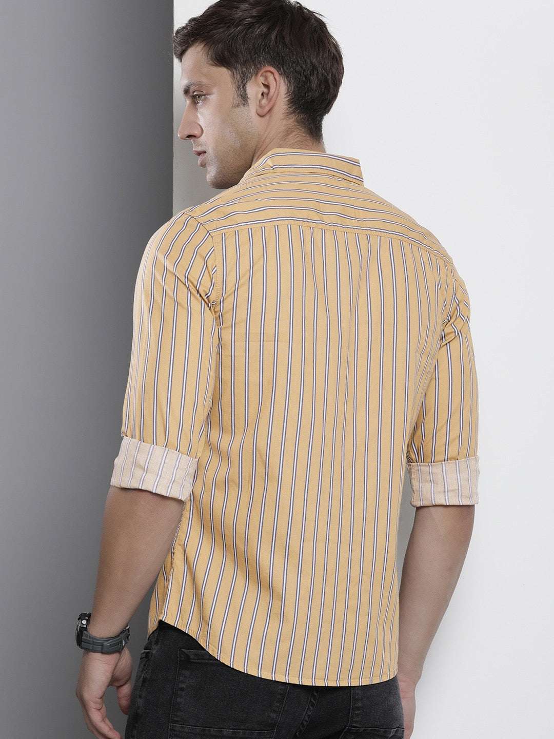 Men's Striped Slim Fit Shirt