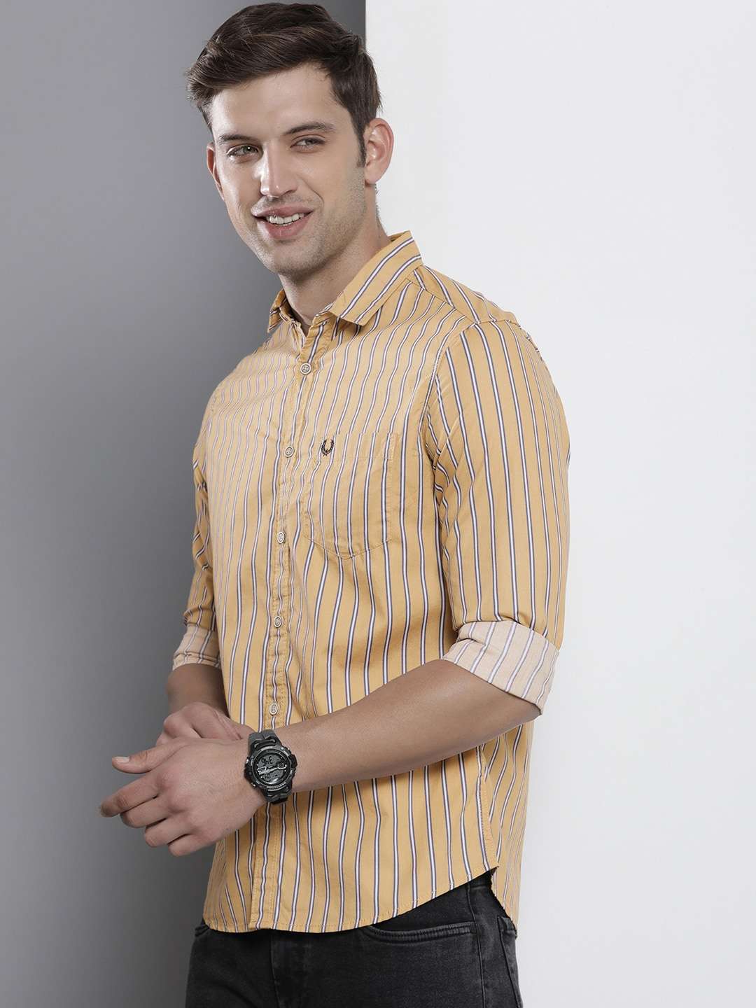 Men's Striped Slim Fit Shirt