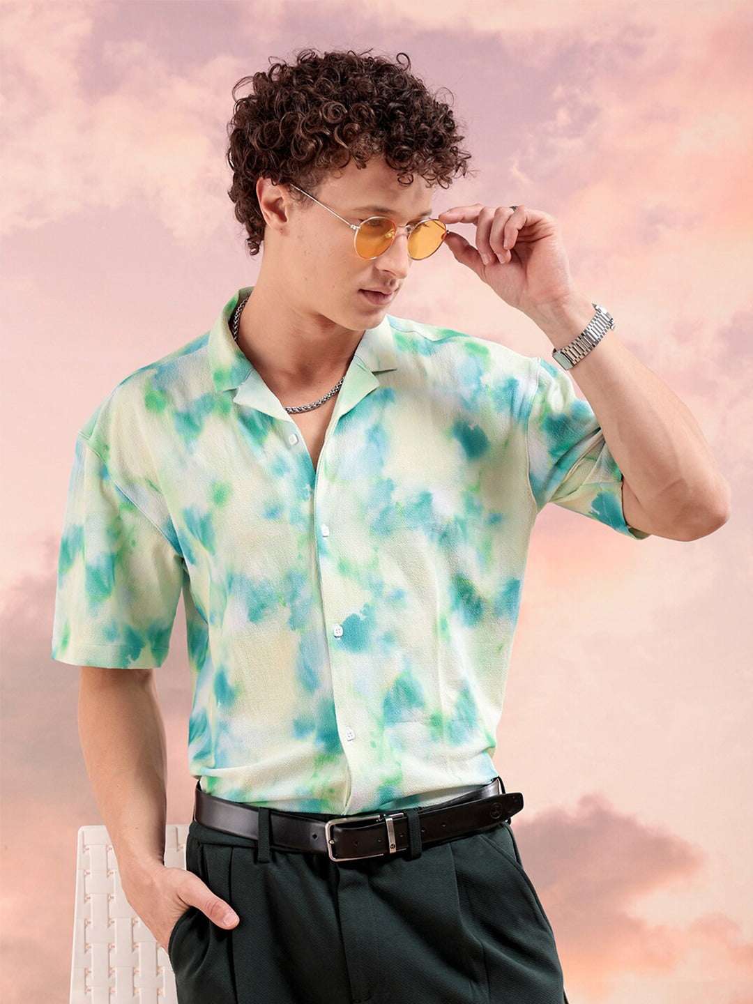 Men's Tie & Dye Relaxed Fit Shirt