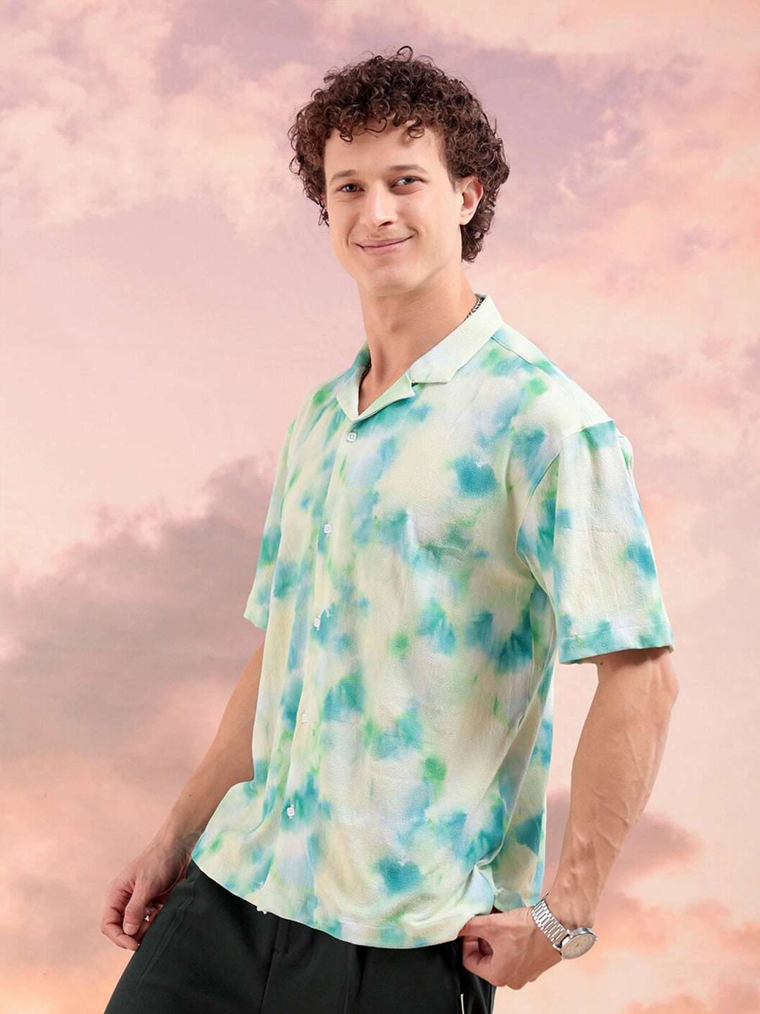 Men's Tie & Dye Relaxed Fit Shirt