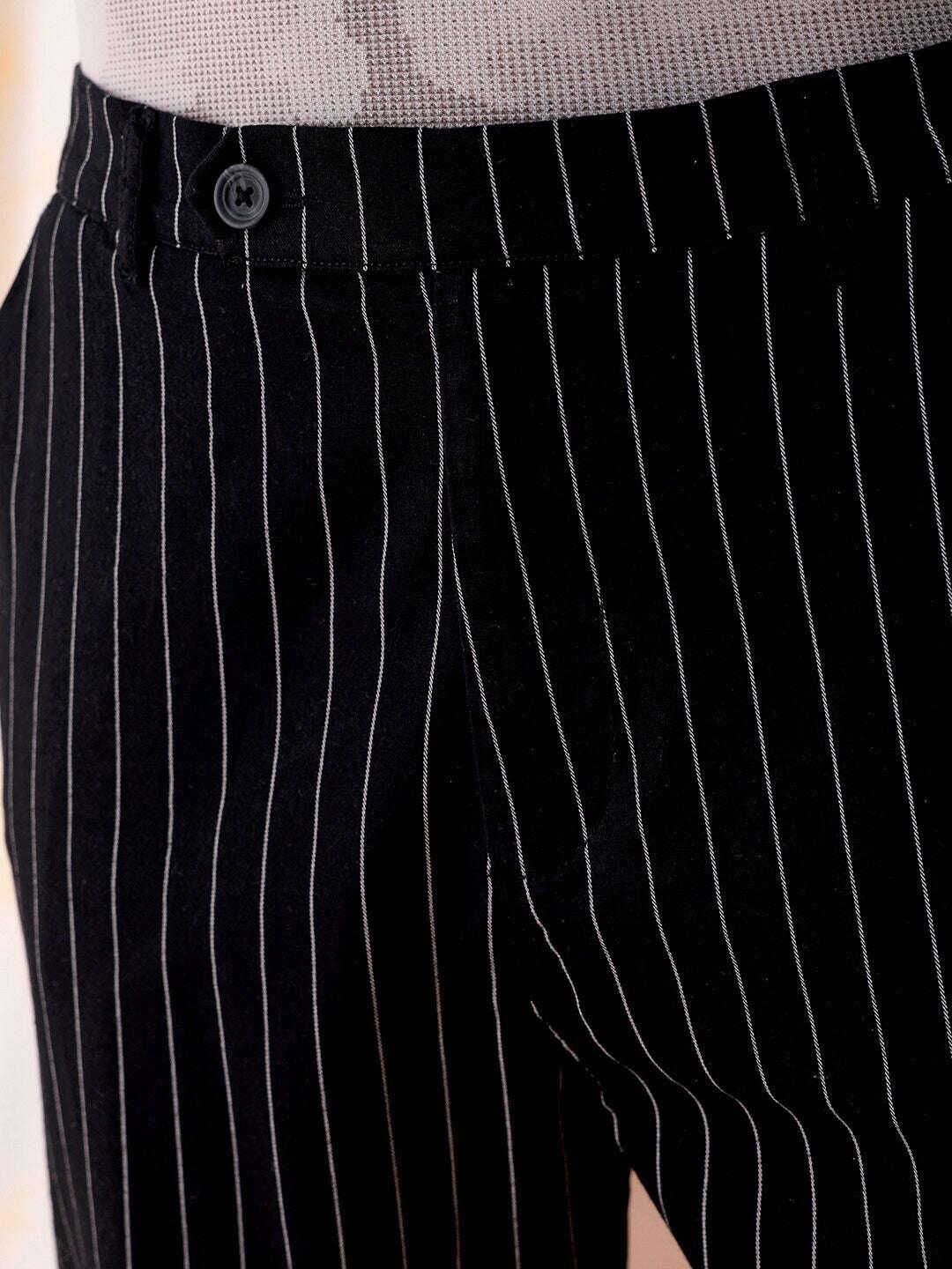 Men's Vertical Stripes Trouser