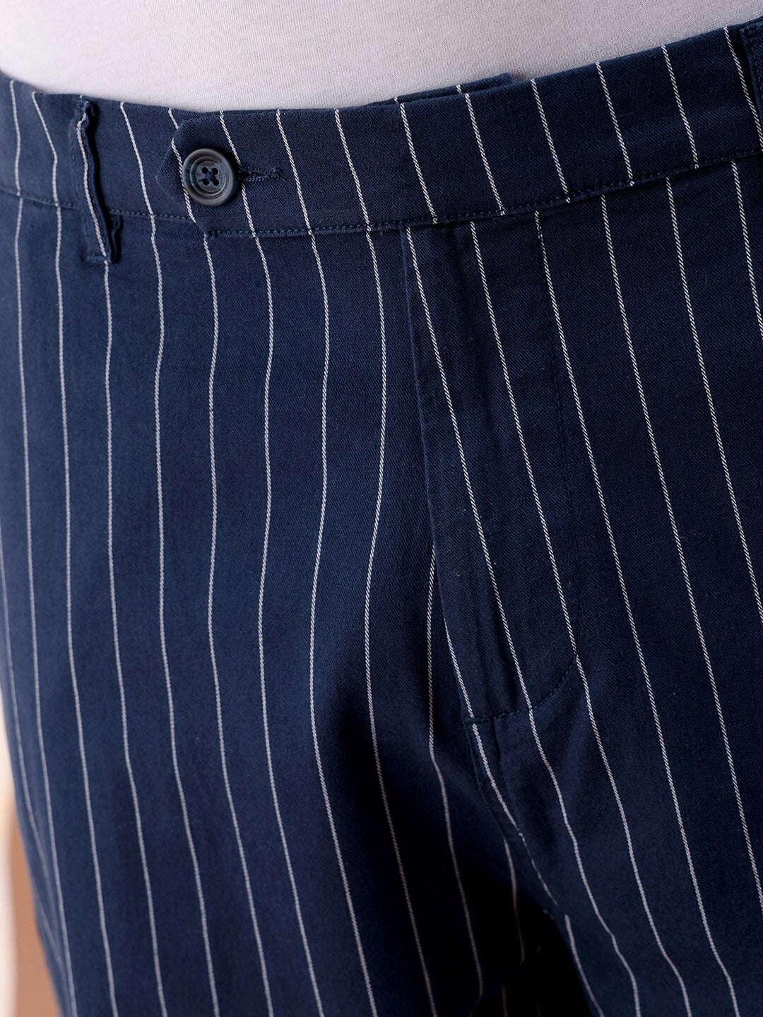 Men's Vertical Stripes Trouser