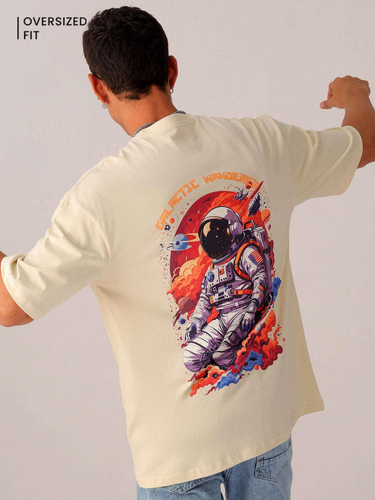 Men's Back Printed Oversized T-Shirt