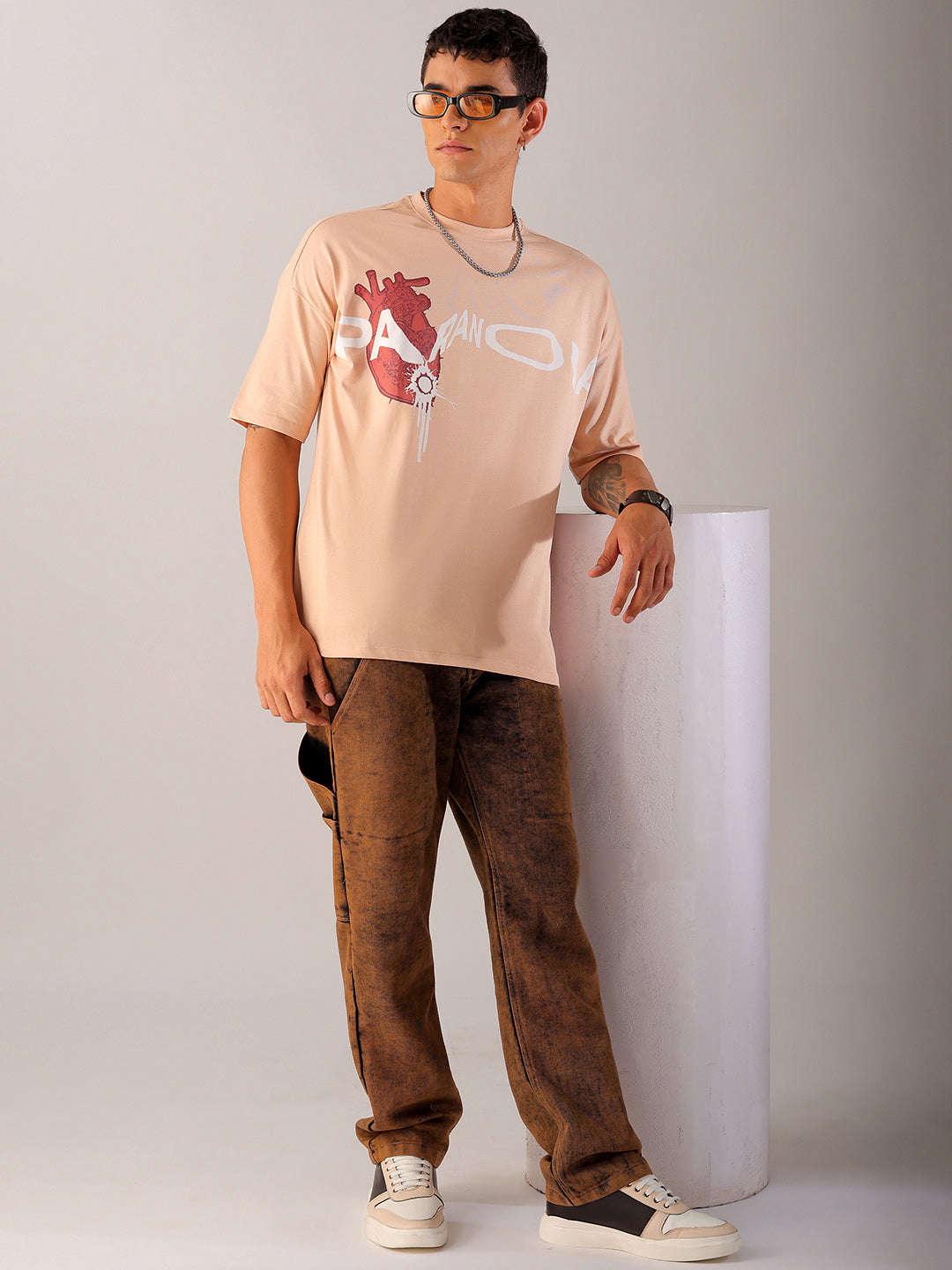 Men's Graphic Printed Oversized T-Shirt