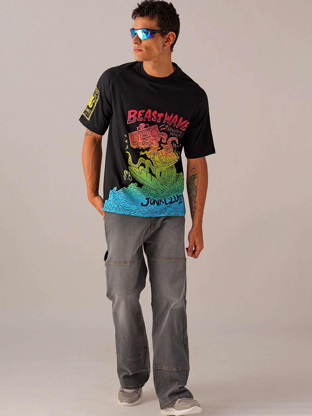 Men's Graphic Printed Oversized T-Shirt