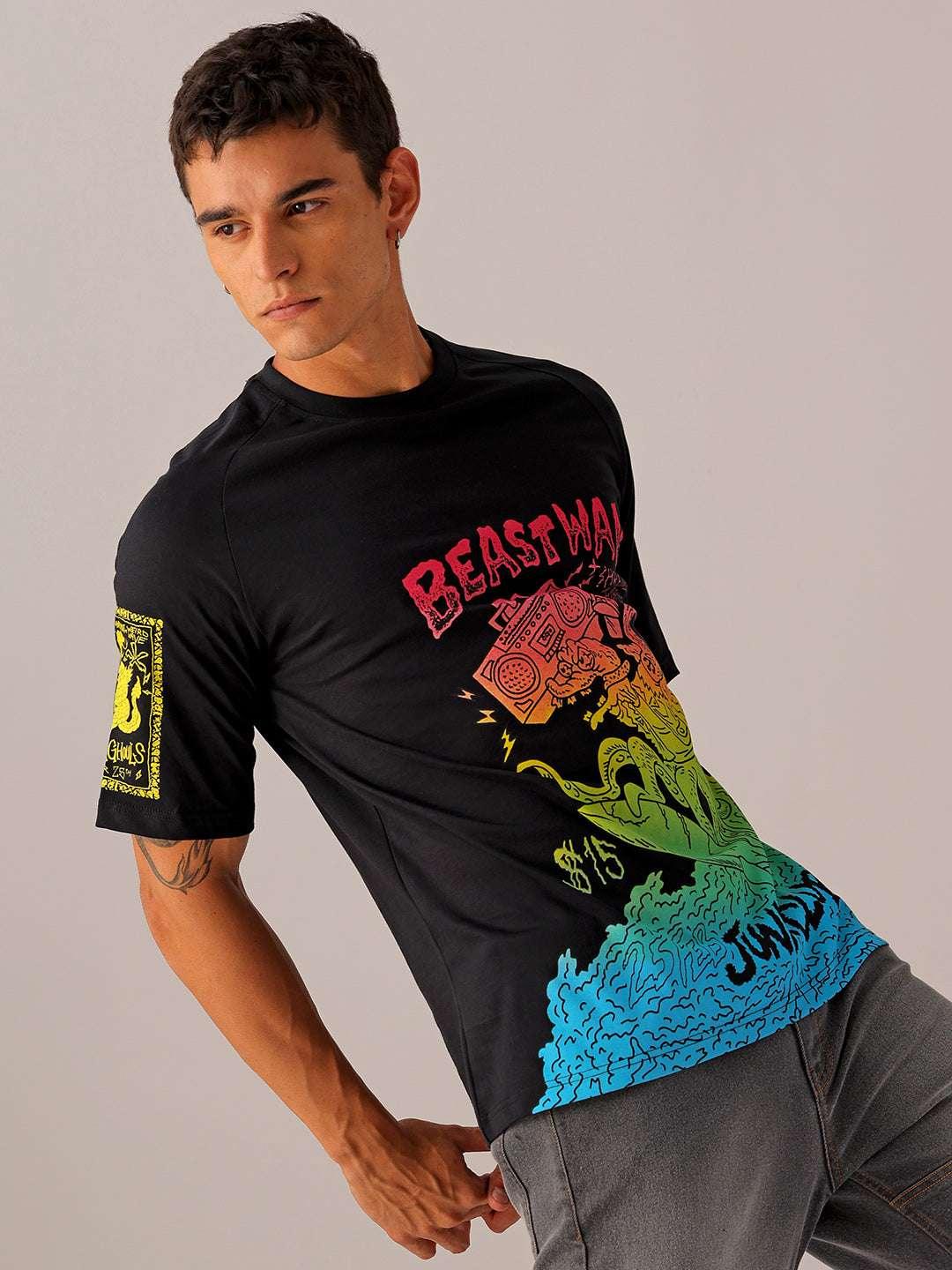 Men's Graphic Printed Oversized T-Shirt