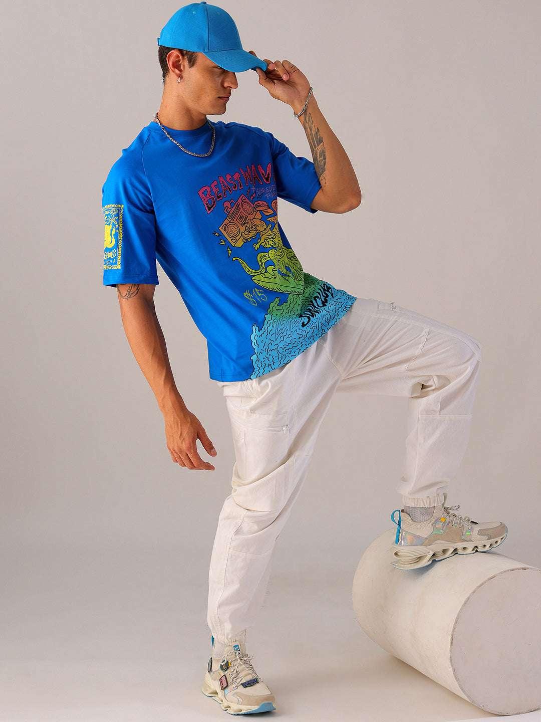 Men's Graphic Printed Oversized T-Shirt