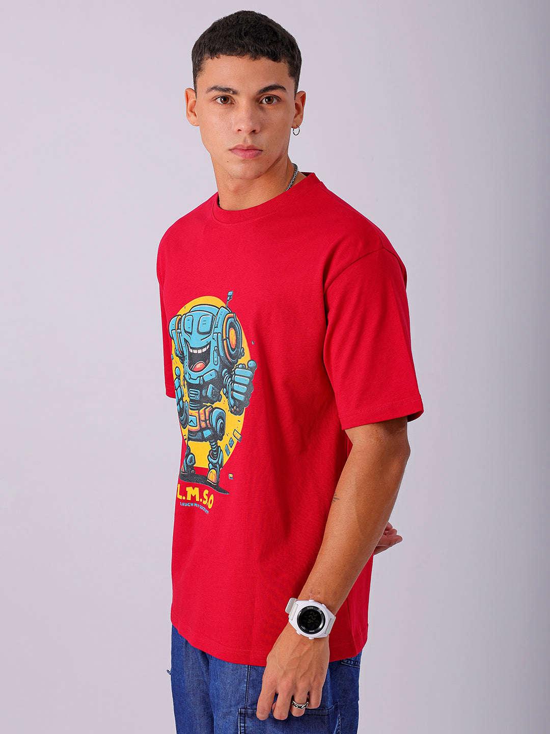 Men's Graphic Printed Oversized T-Shirt