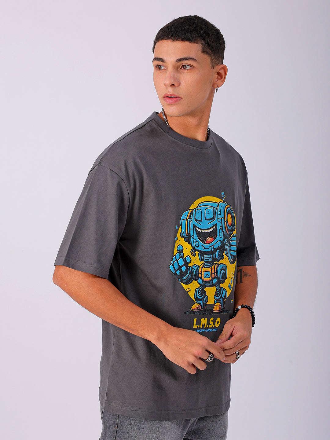 Men's Graphic Printed Oversized T-Shirt