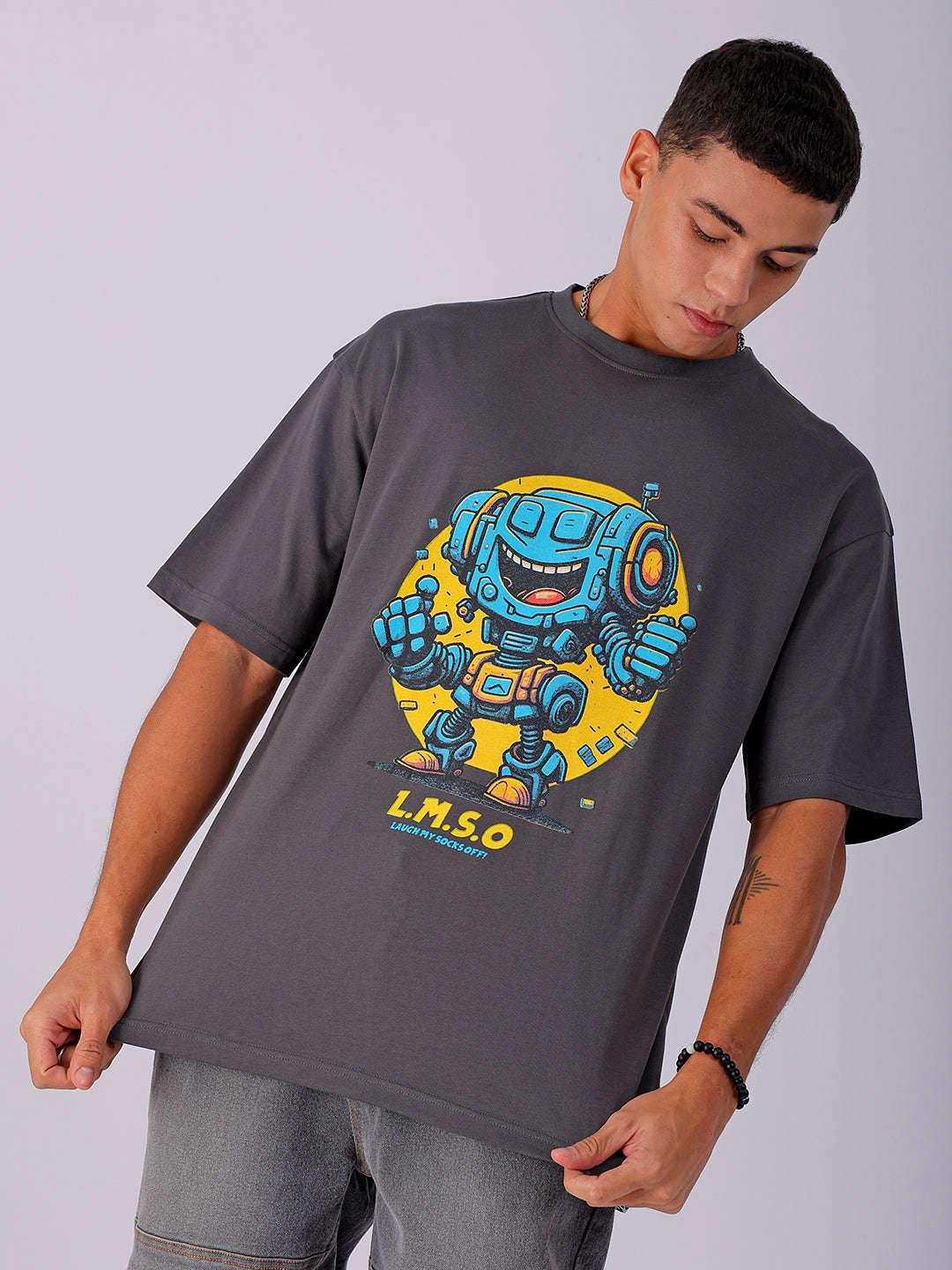 Men's Graphic Printed Oversized T-Shirt