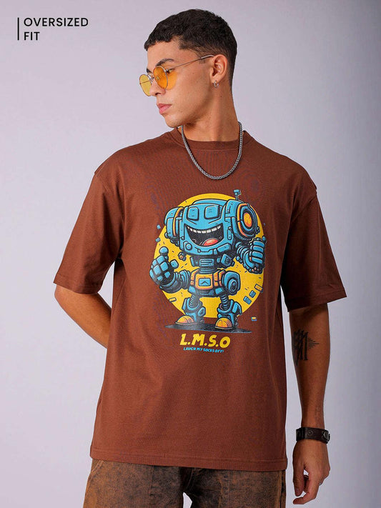 Men's Graphic Printed Oversized T-Shirt