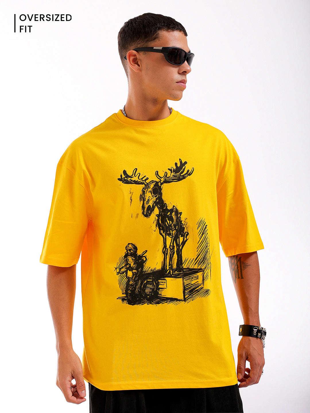 Men's Graphic Printed Oversized T-Shirt