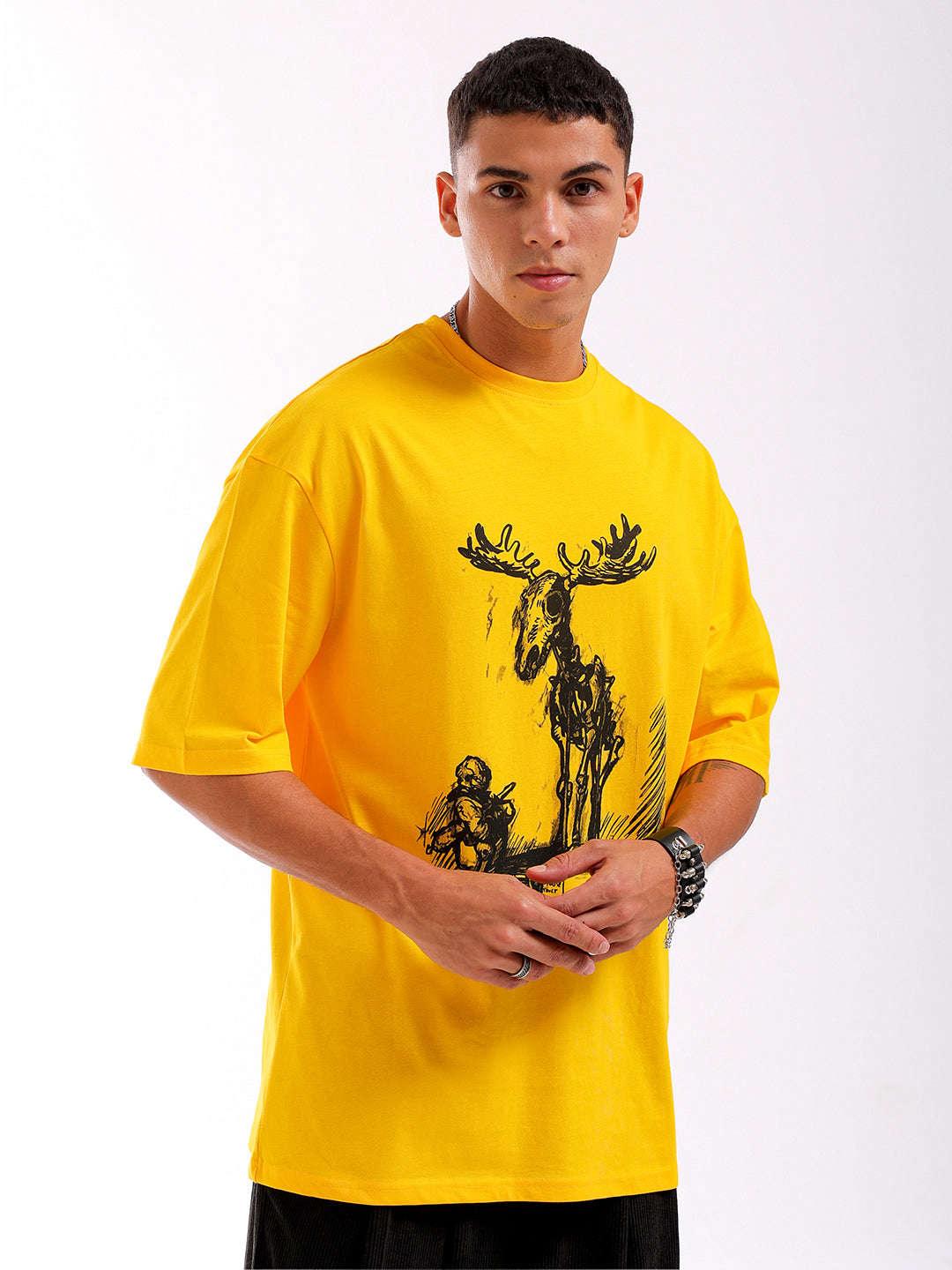 Men's Graphic Printed Oversized T-Shirt