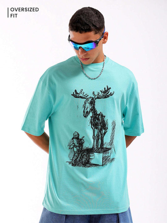 Men's Graphic Printed Oversized T-Shirt