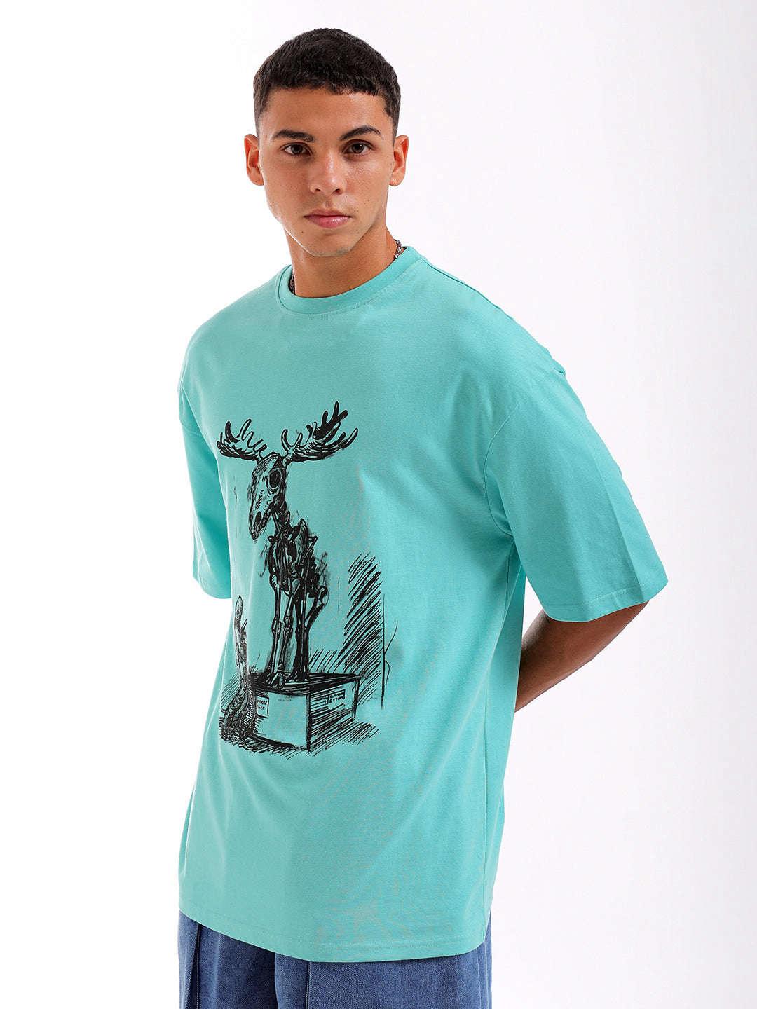 Men's Graphic Printed Oversized T-Shirt