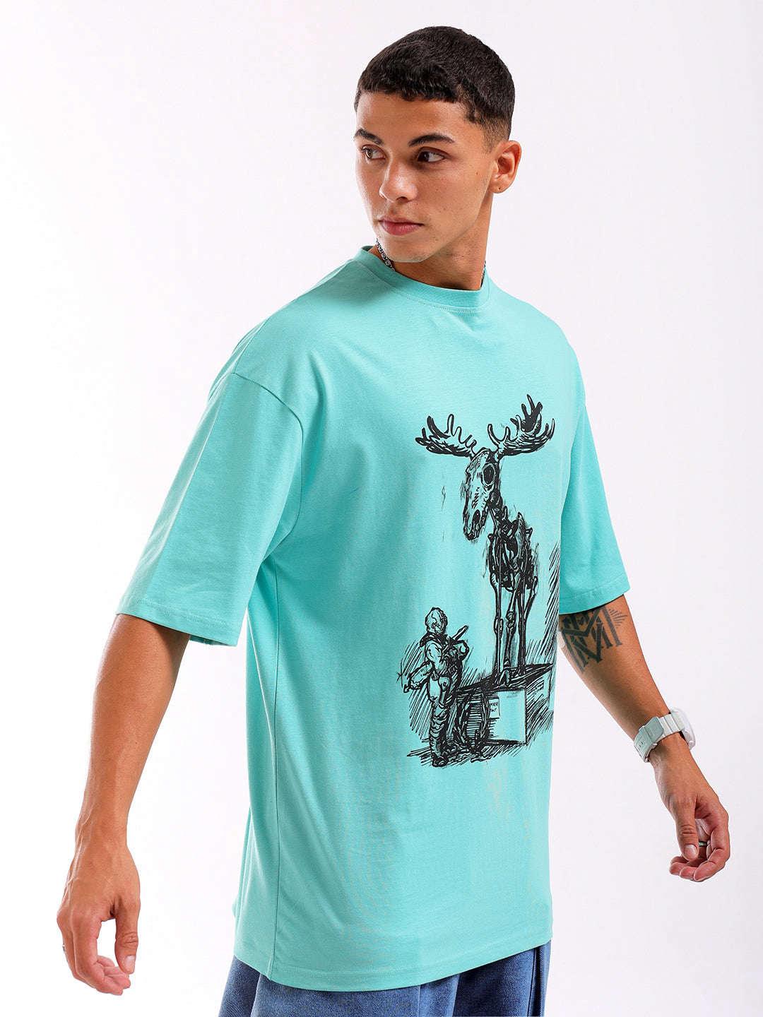 Men's Graphic Printed Oversized T-Shirt