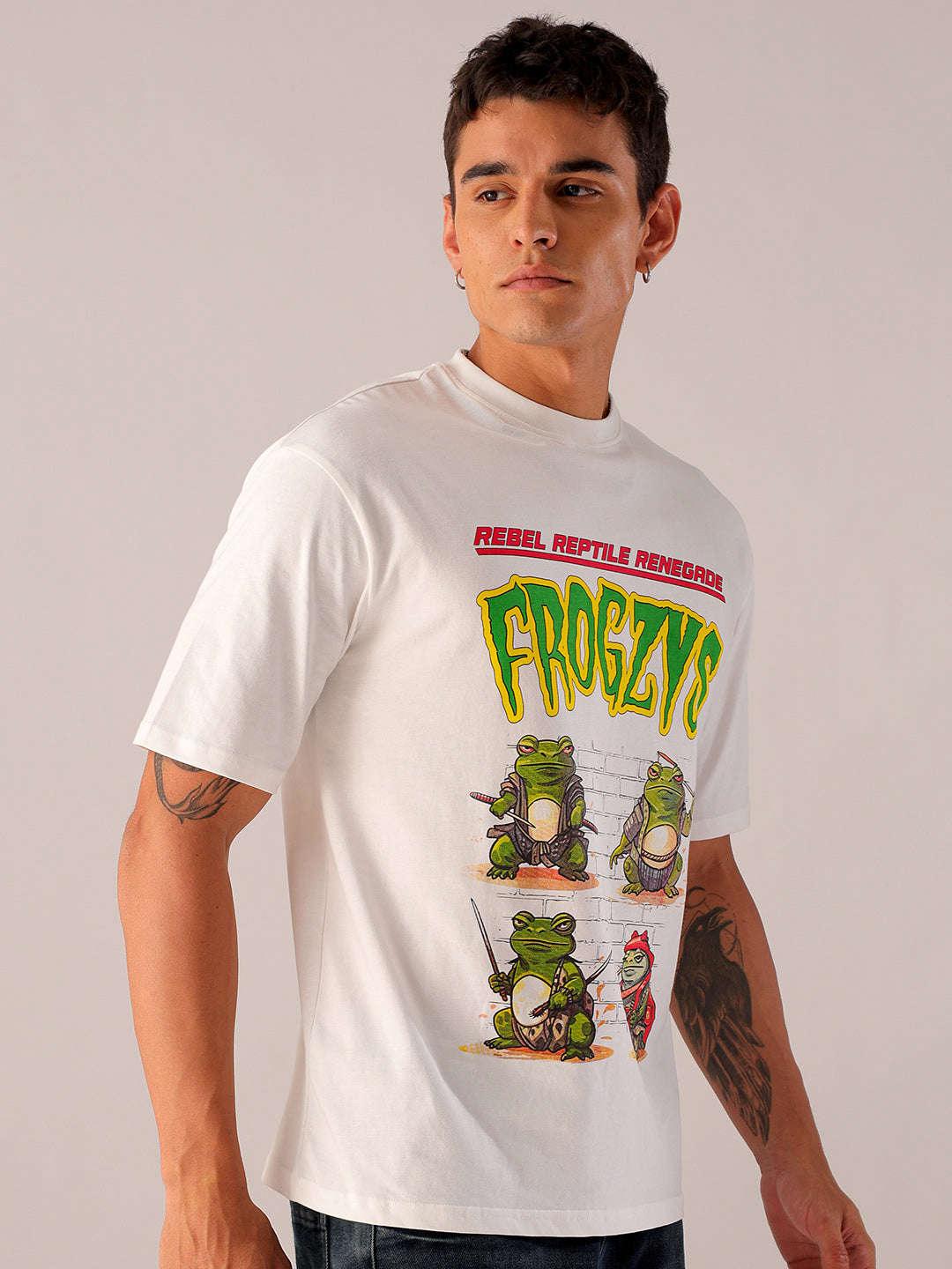 Men's Graphic Printed Oversized T-Shirt