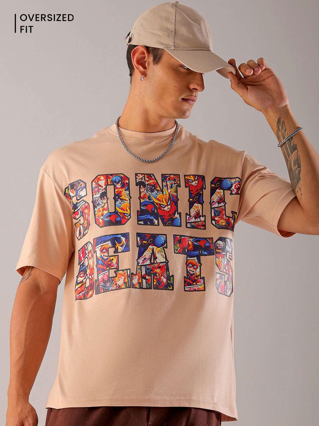 Men's Graphic Printed Oversized T-Shirt