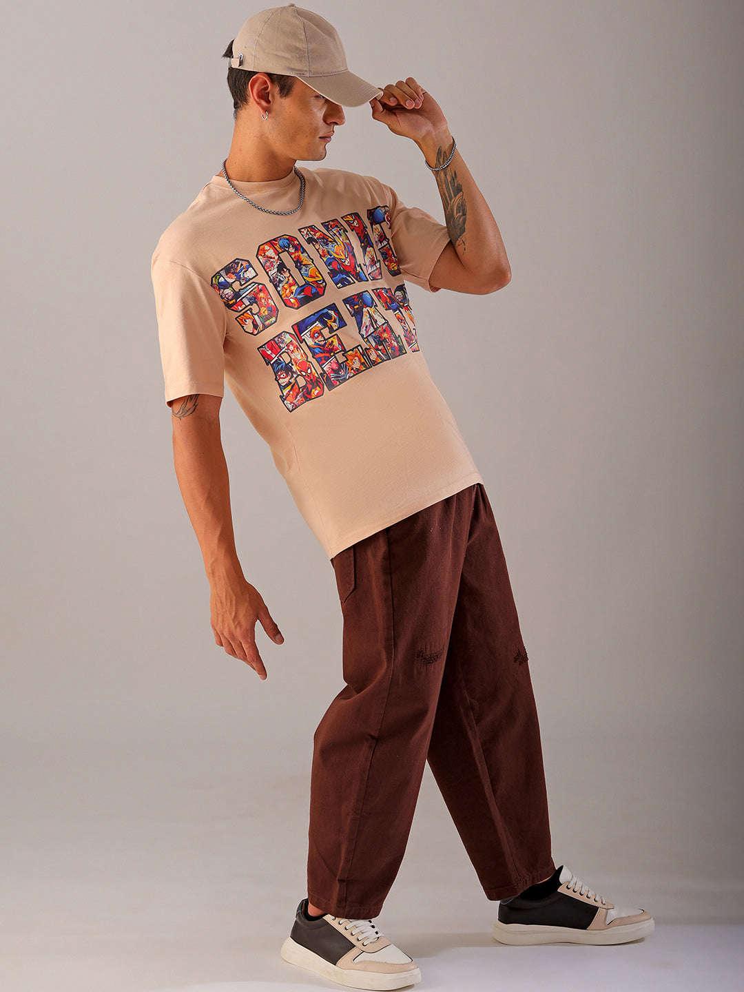 Men's Graphic Printed Oversized T-Shirt