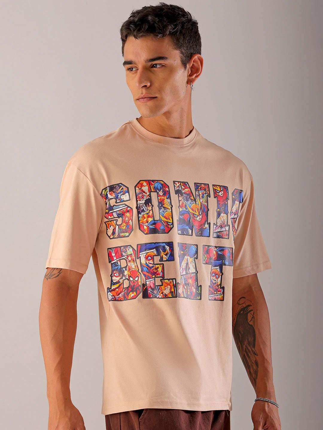 Men's Graphic Printed Oversized T-Shirt