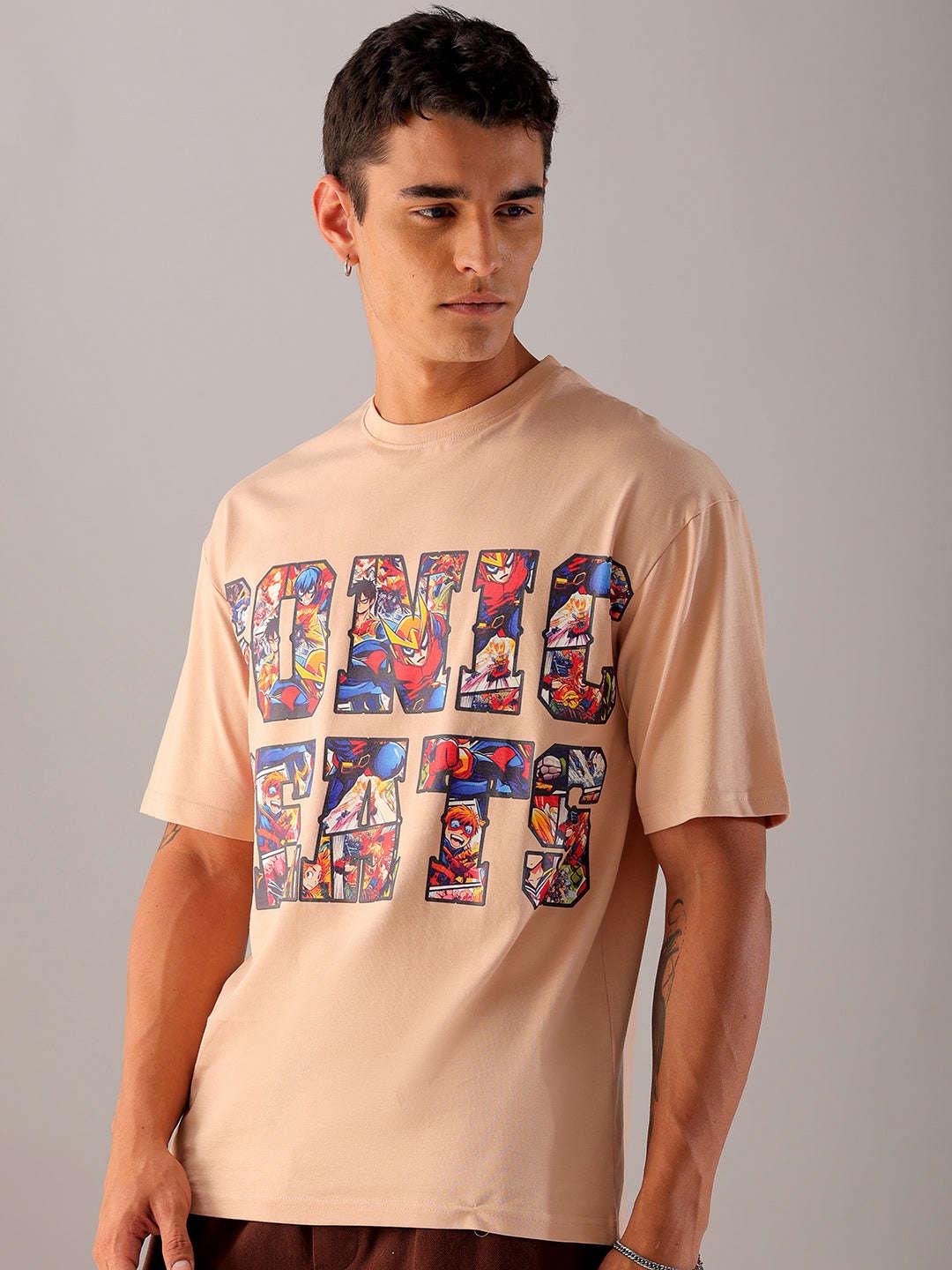 Men's Graphic Printed Oversized T-Shirt