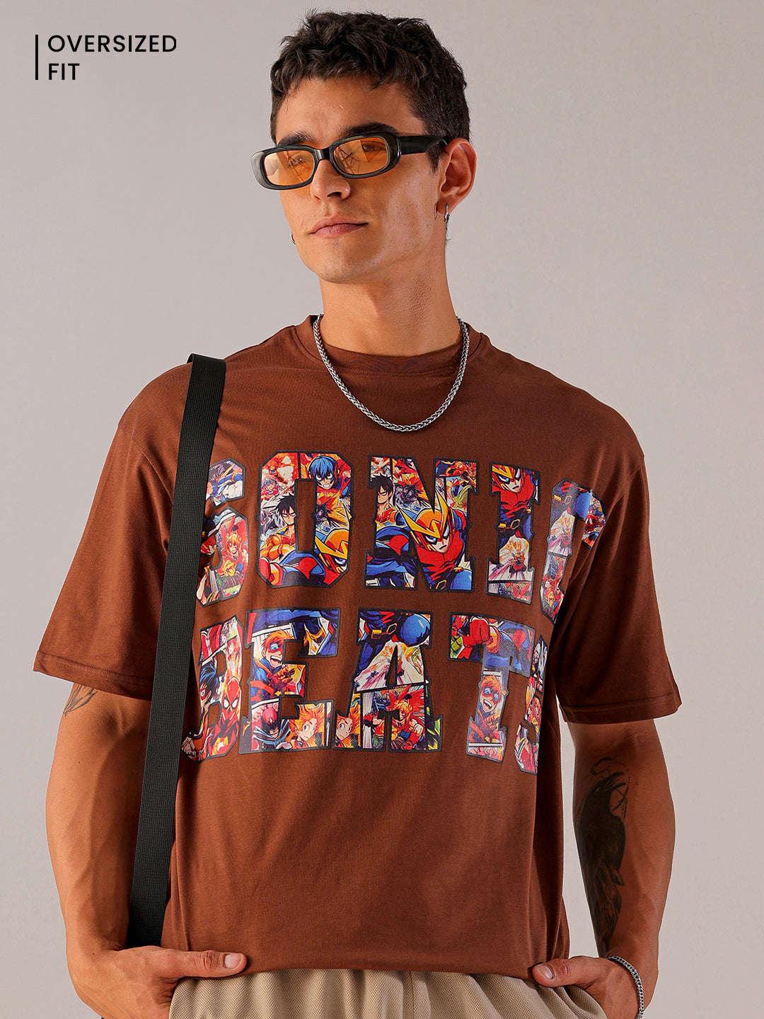 Men's Graphic Printed Oversized T-Shirt