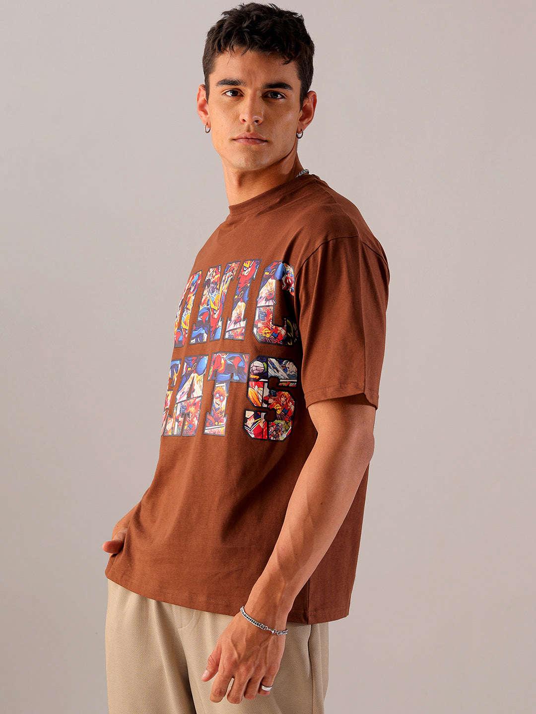 Men's Graphic Printed Oversized T-Shirt