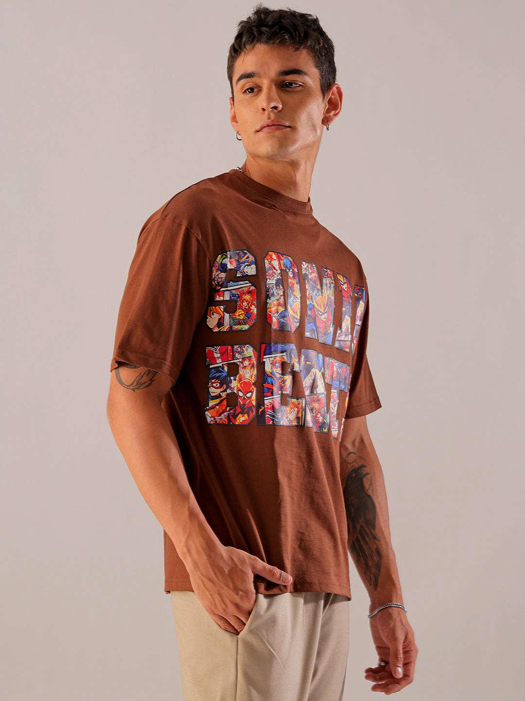 Men's Graphic Printed Oversized T-Shirt