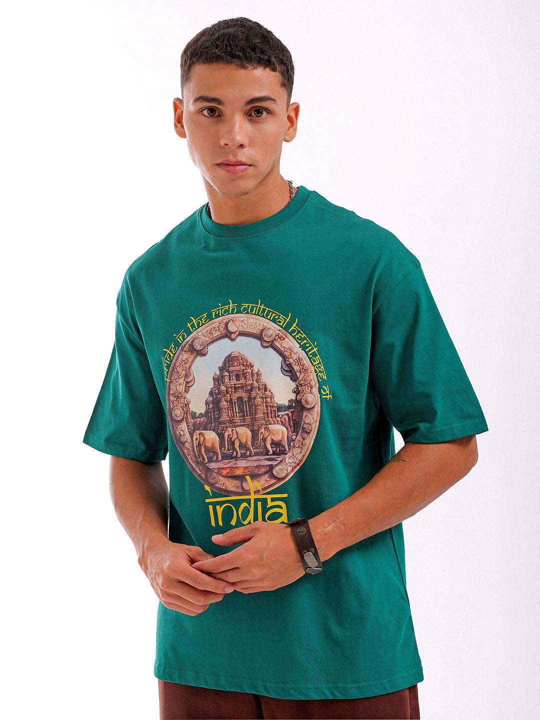 Men's Graphic Printed Oversized T-Shirt