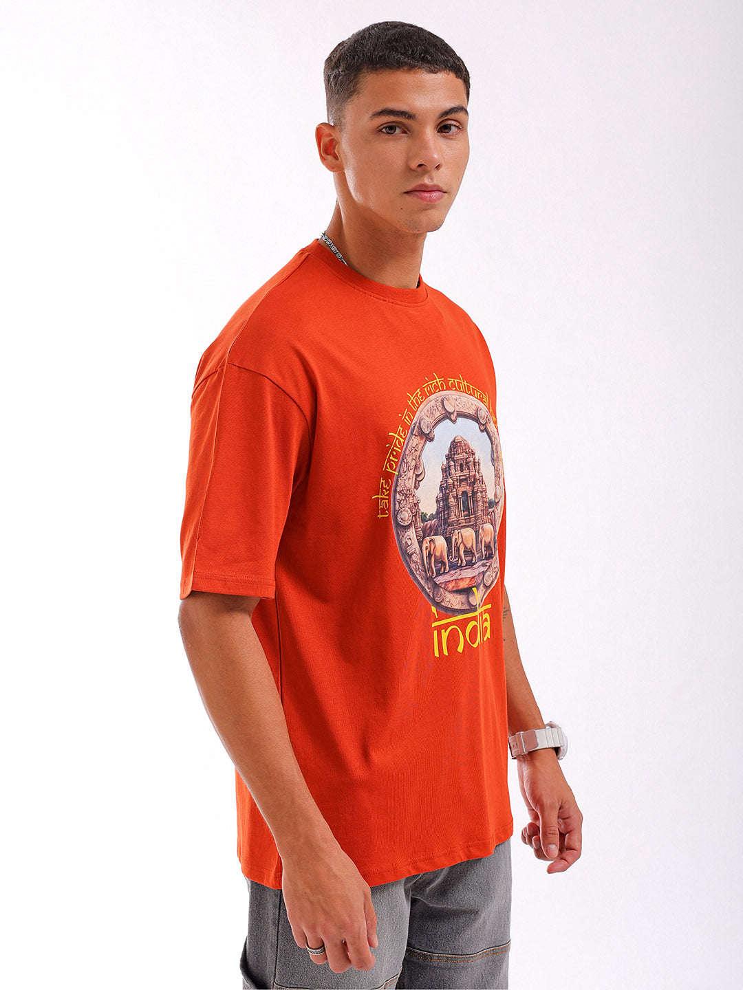 Men's Graphic Printed Oversized T-Shirt