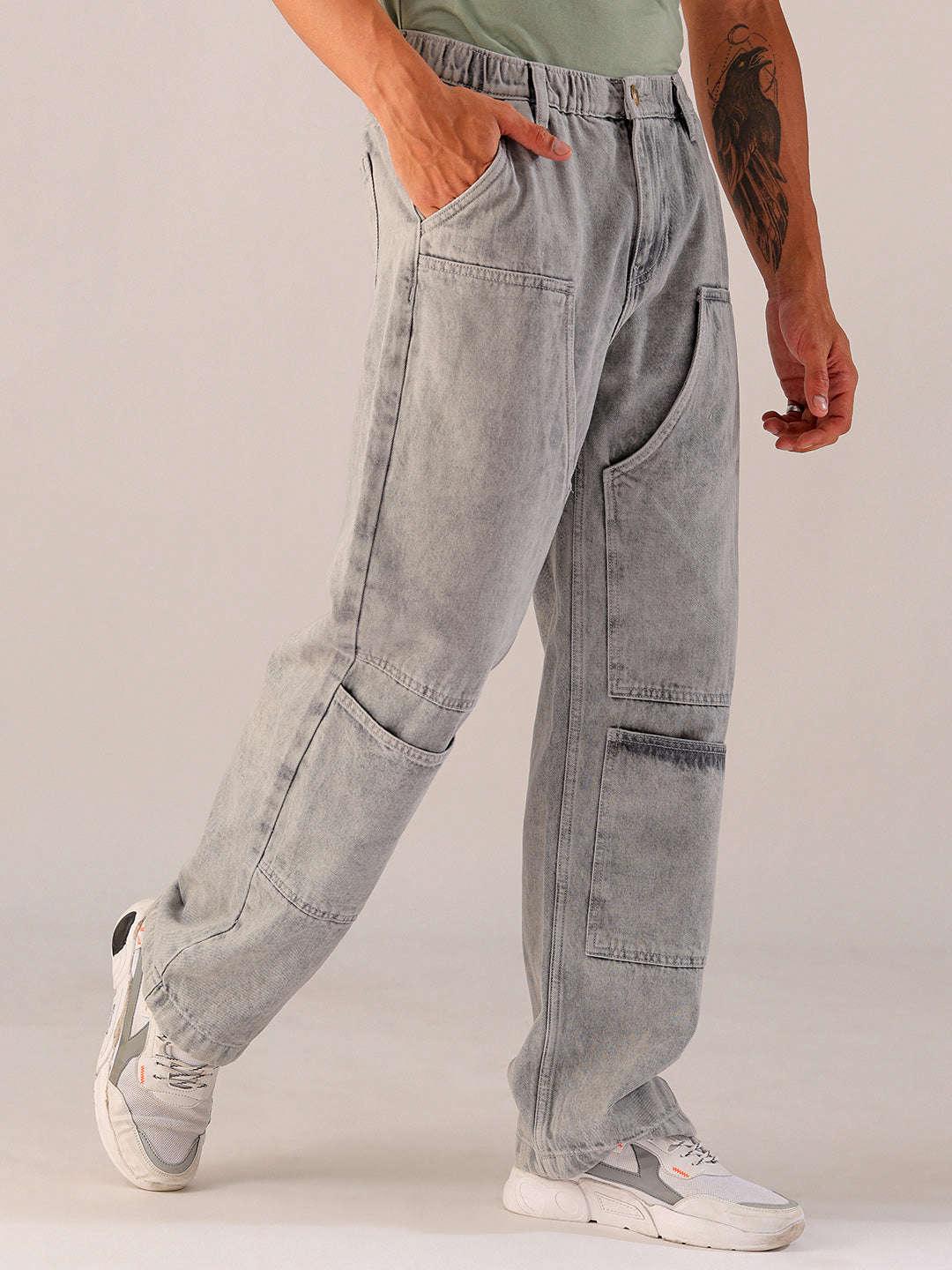 Men's Patched G365 Relaxed Fit Jeans