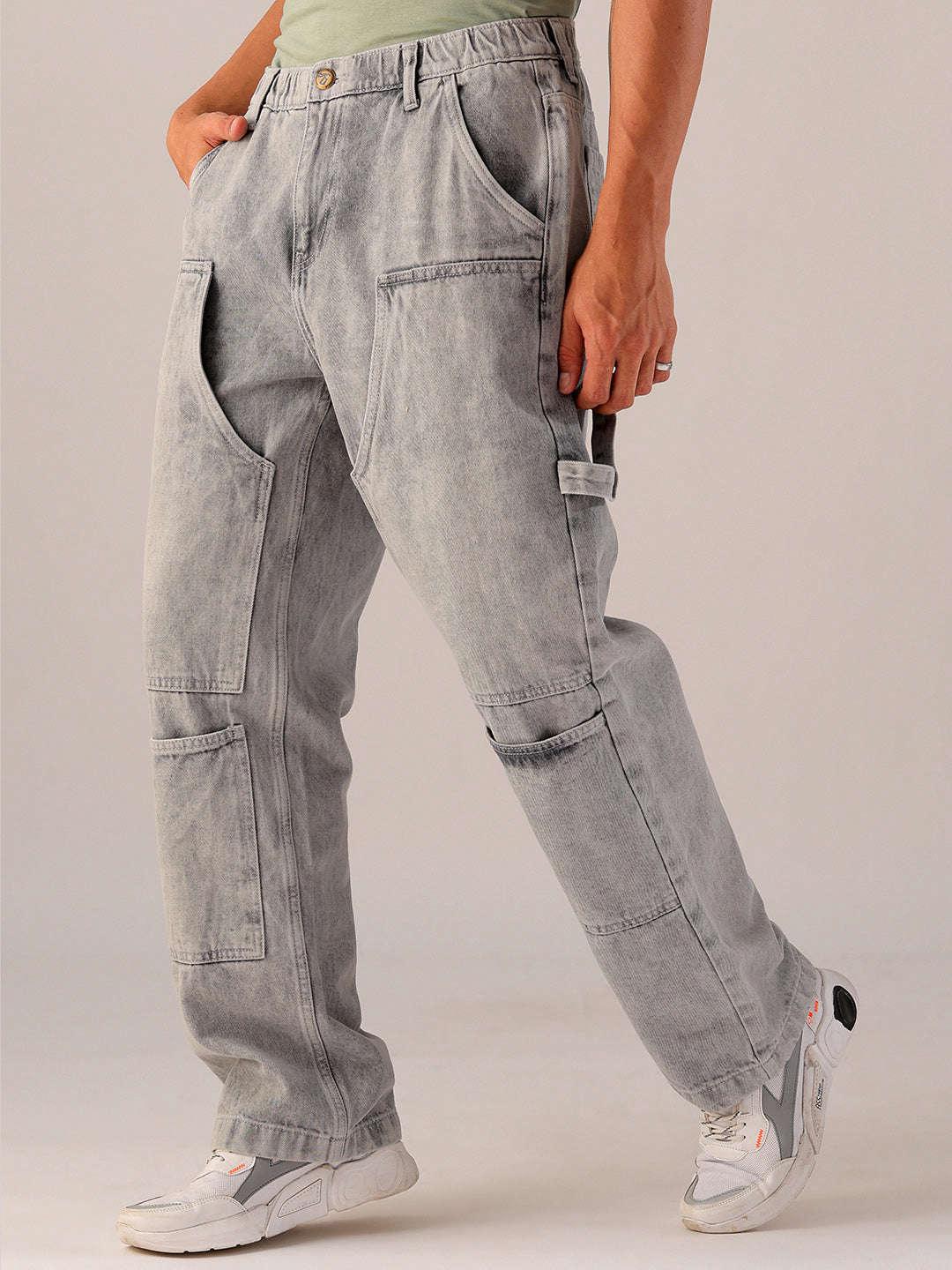 Men's Patched G365 Relaxed Fit Jeans