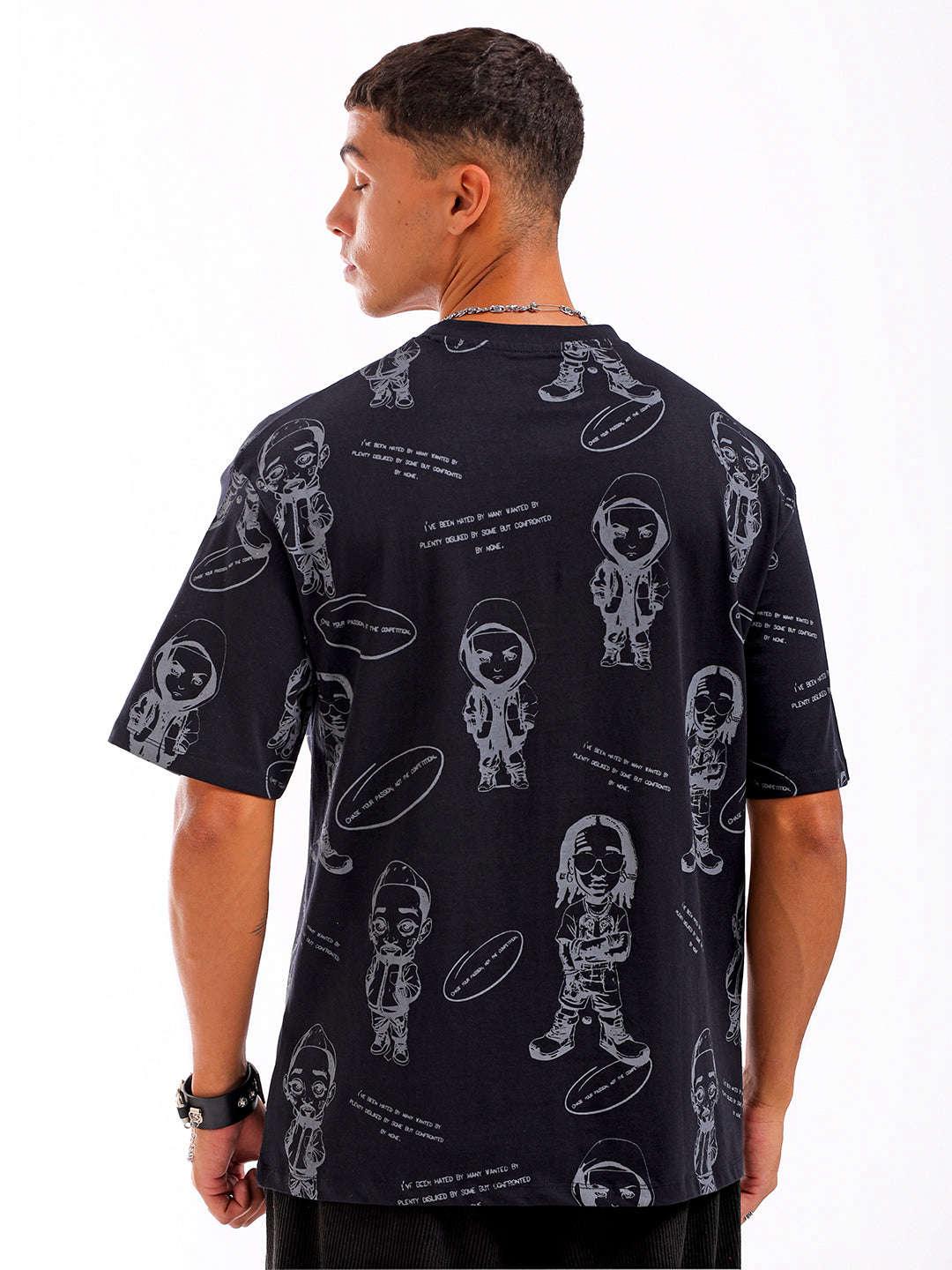 Men's Printed Oversized T-Shirt