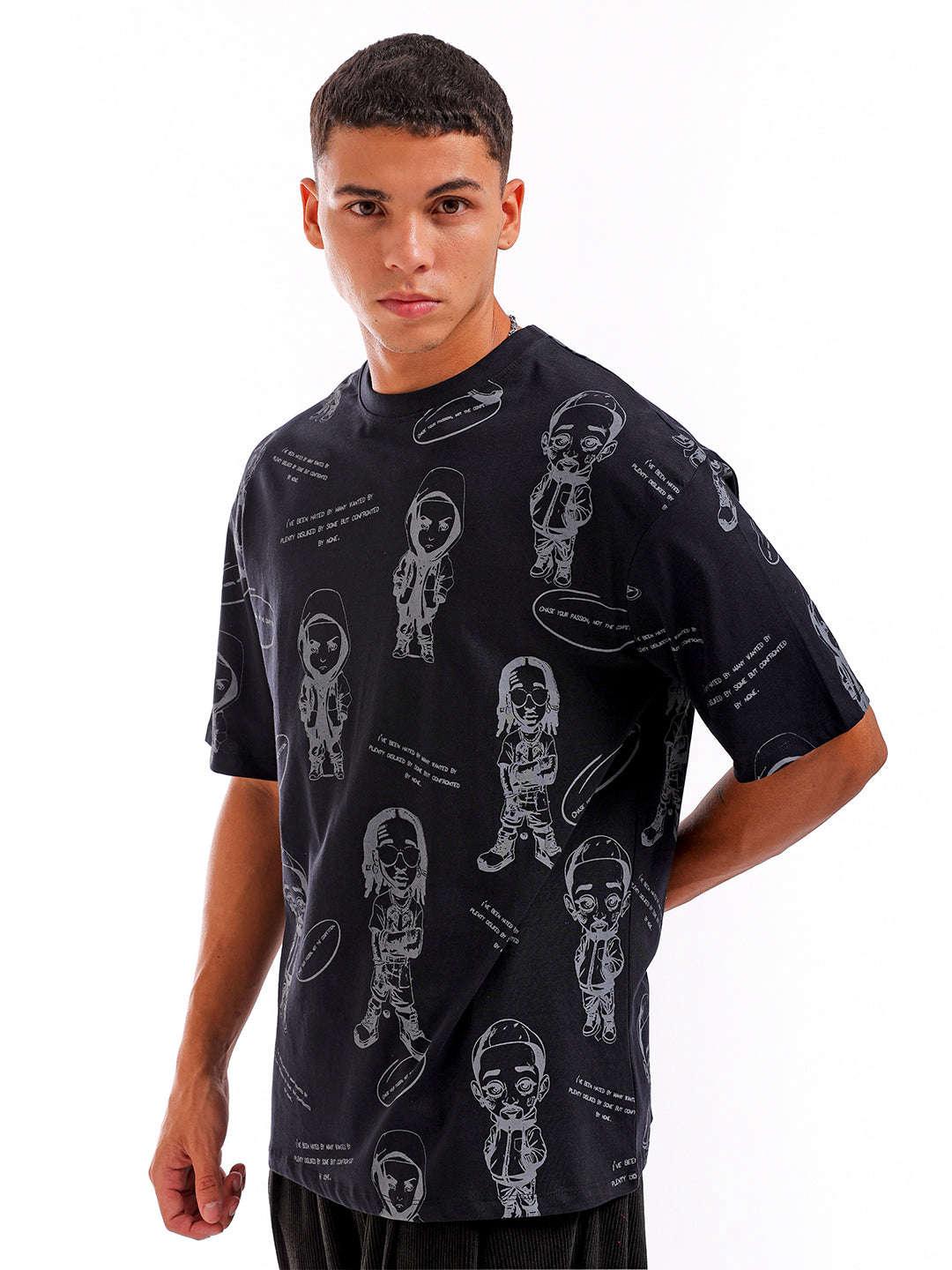 Men's Printed Oversized T-Shirt