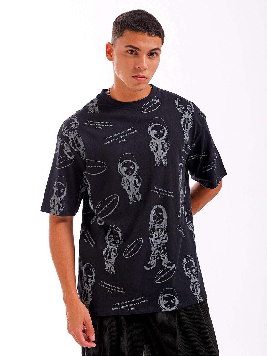 Men's Printed Oversized T-Shirt