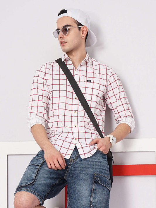 Men's Checked Casual Shirt