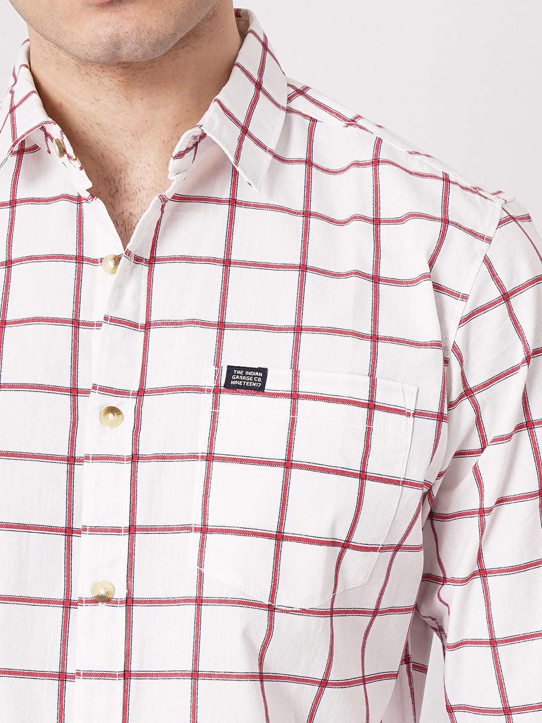 Men's Checked Casual Shirt