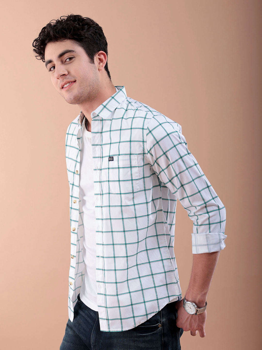 Men's Checked Casual Shirt