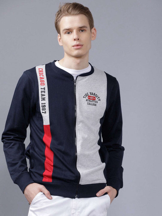 Men's Baseball Collar Sweatshirt