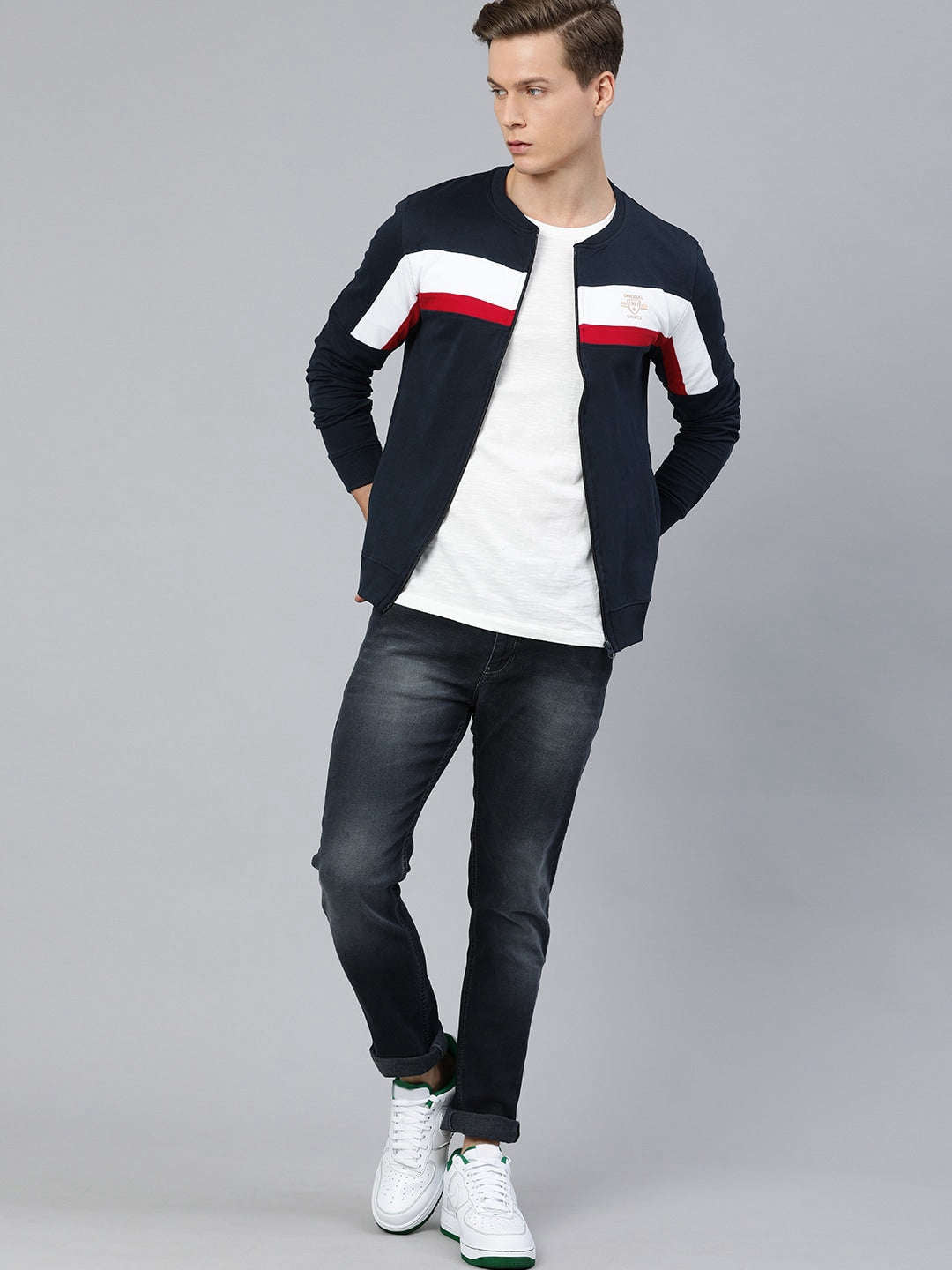 Men's Colourblocked Sweatshirt