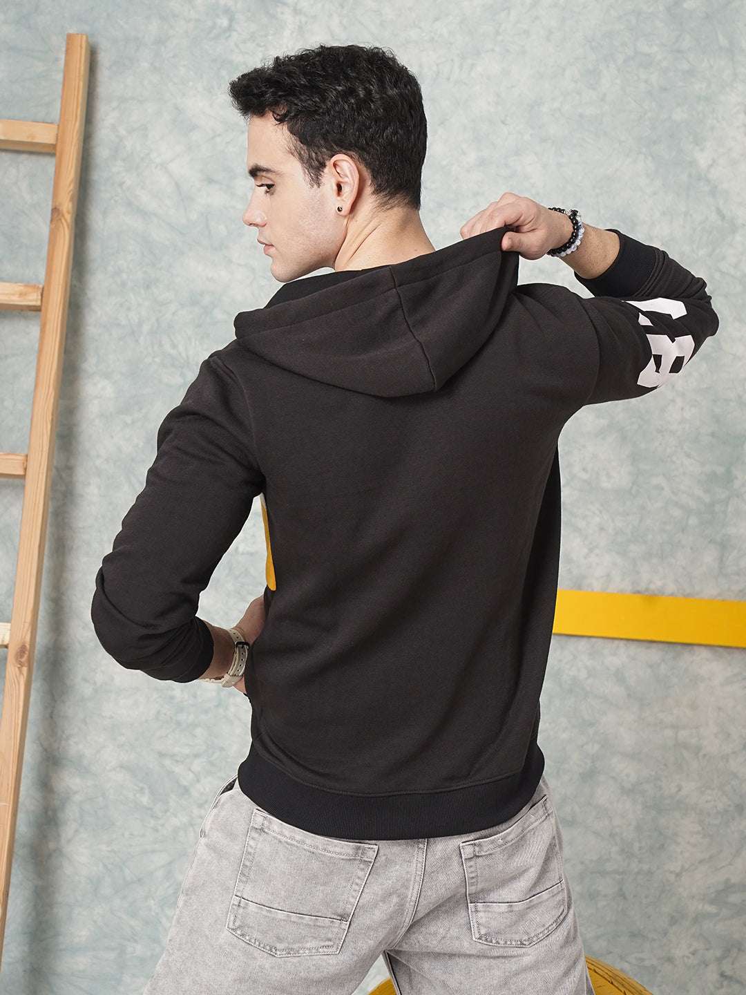 Men's Hooded Front Zipper Sweatshirt